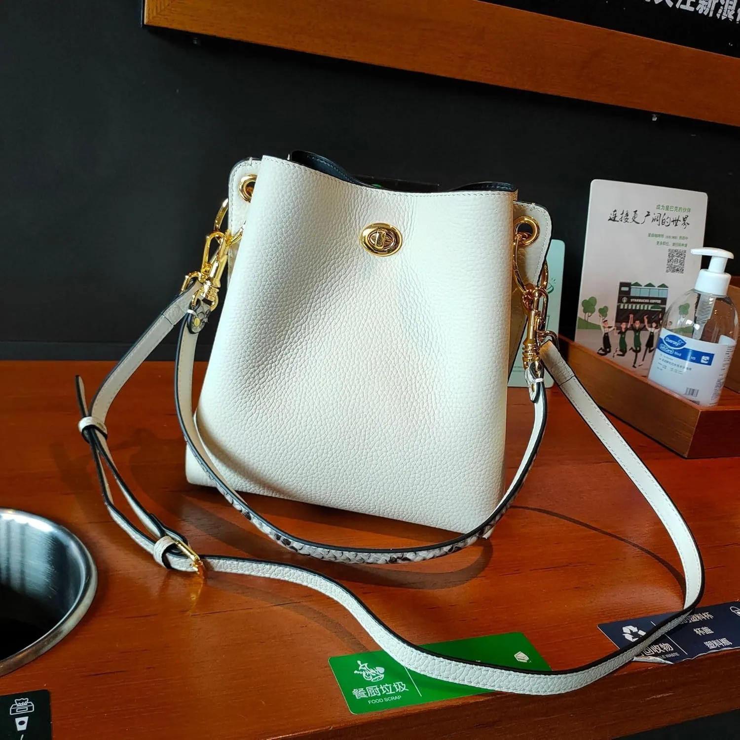 Trendy bucket bag for women,genuine leather shoulder bag,tote,simple and versatile crossbody bag with two straps.Hobo Purse,