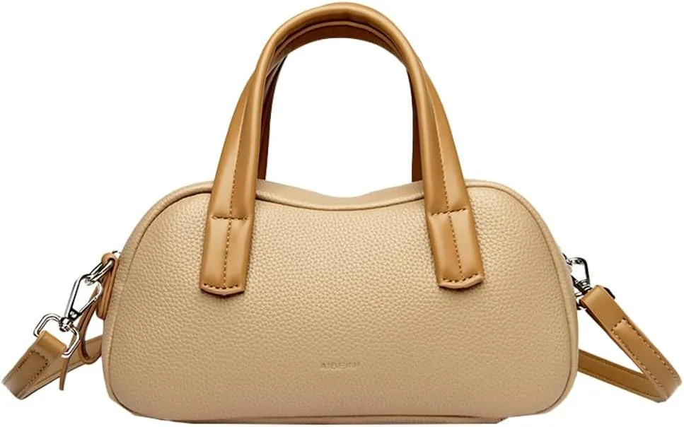 Trendy Crossbody Bags for Women Vegan Leather Shoulder Handbag Top Handle Satchel Bags Pillow Purse Clutch Tote Bag