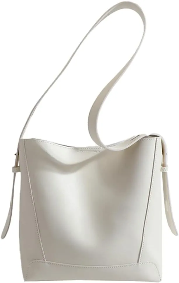 Vegan Leather Bucket Bags for Women Stylish Crossbody Bags Travel Tote Shoulder Bag Large Handbag Purse