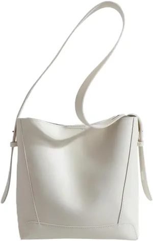Vegan Leather Bucket Bags for Women Stylish Crossbody Bags Travel Tote Shoulder Bag Large Handbag Purse