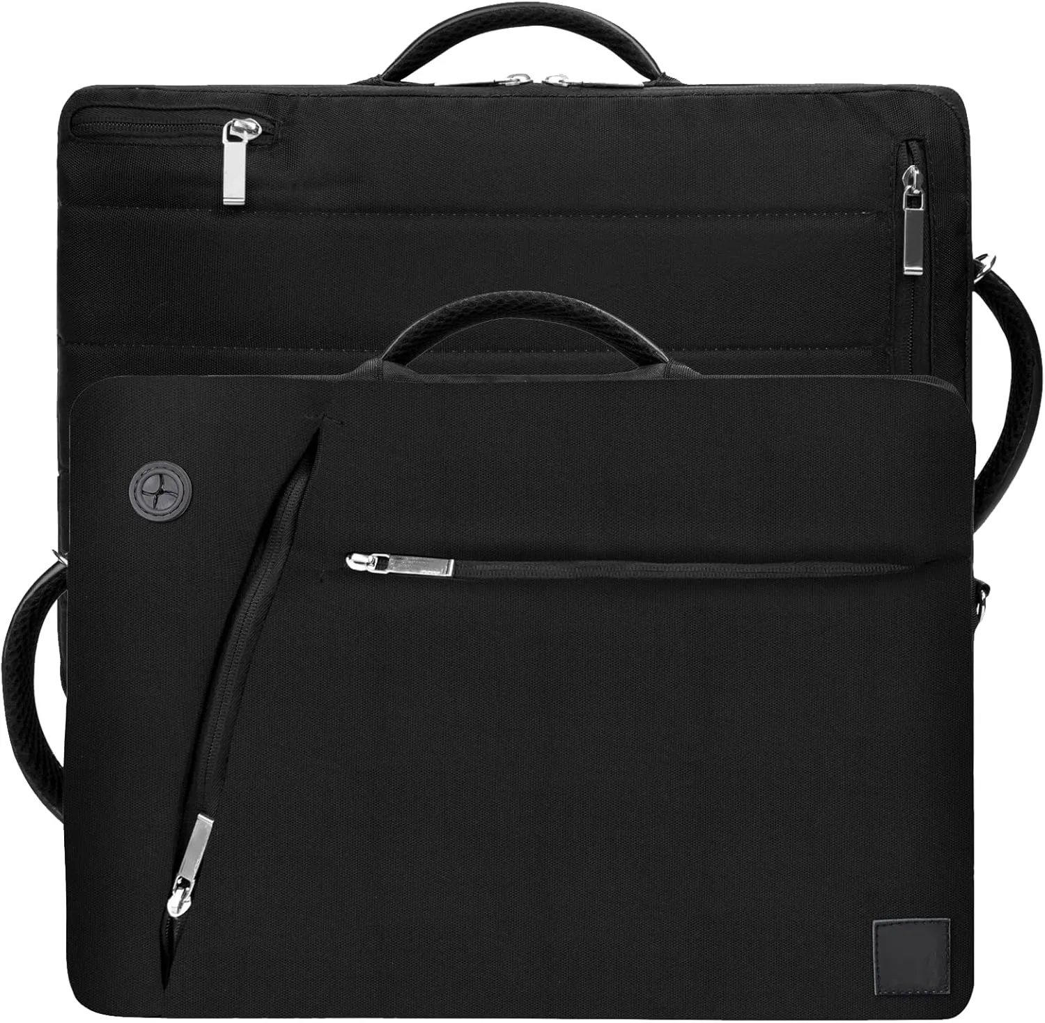 Versatile 12-inch Laptop Backpack - Convertible Design for MacBook Pro/Air, Dell XPS, HP Spectre, Lenovo - Water-Resistant, Ideal Organizer Bag for Professionals