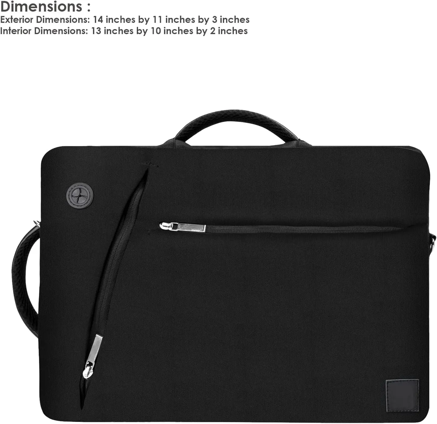 Versatile 12-inch Laptop Backpack - Convertible Design for MacBook Pro/Air, Dell XPS, HP Spectre, Lenovo - Water-Resistant, Ideal Organizer Bag for Professionals