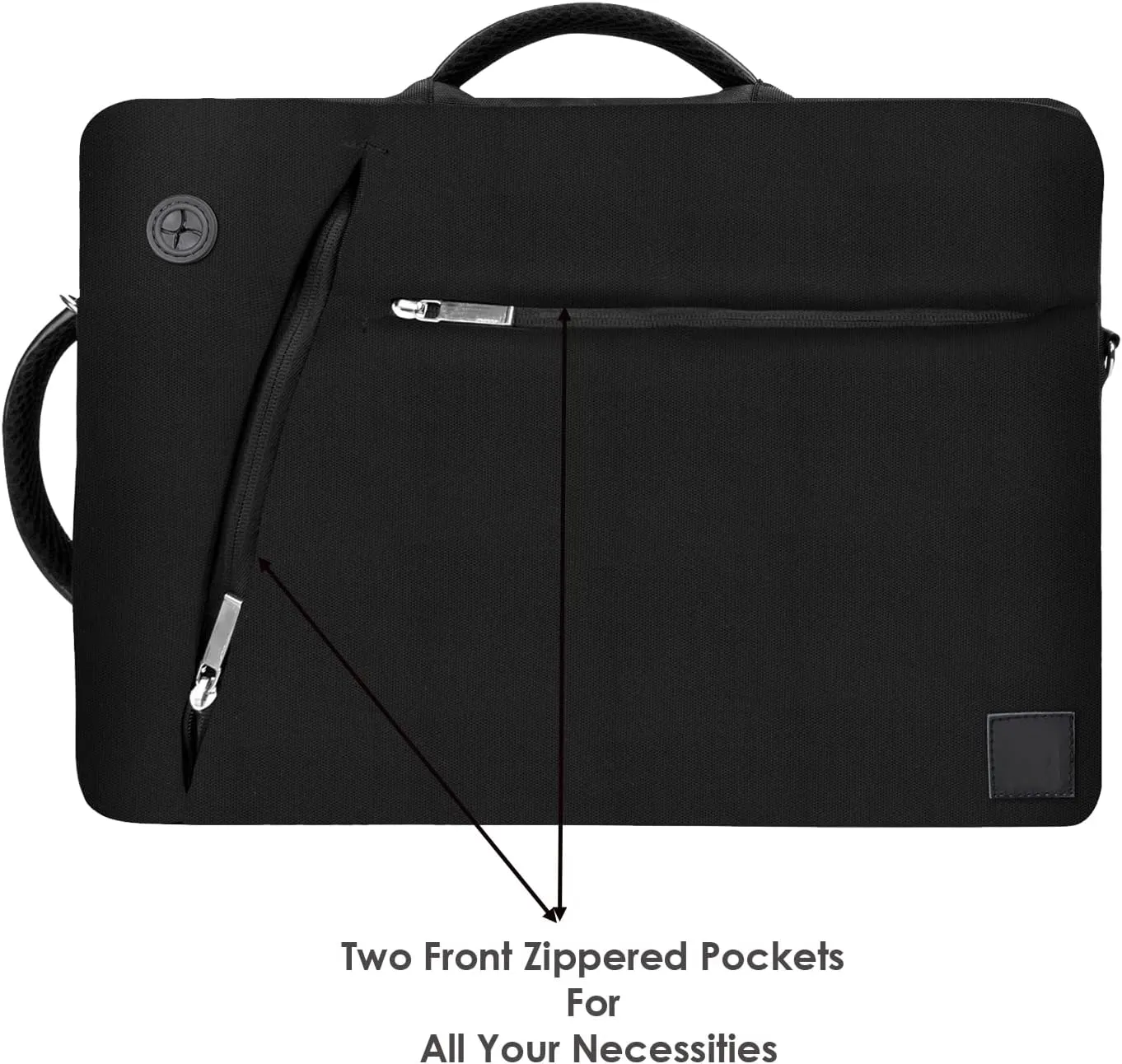 Versatile 12-inch Laptop Backpack - Convertible Design for MacBook Pro/Air, Dell XPS, HP Spectre, Lenovo - Water-Resistant, Ideal Organizer Bag for Professionals