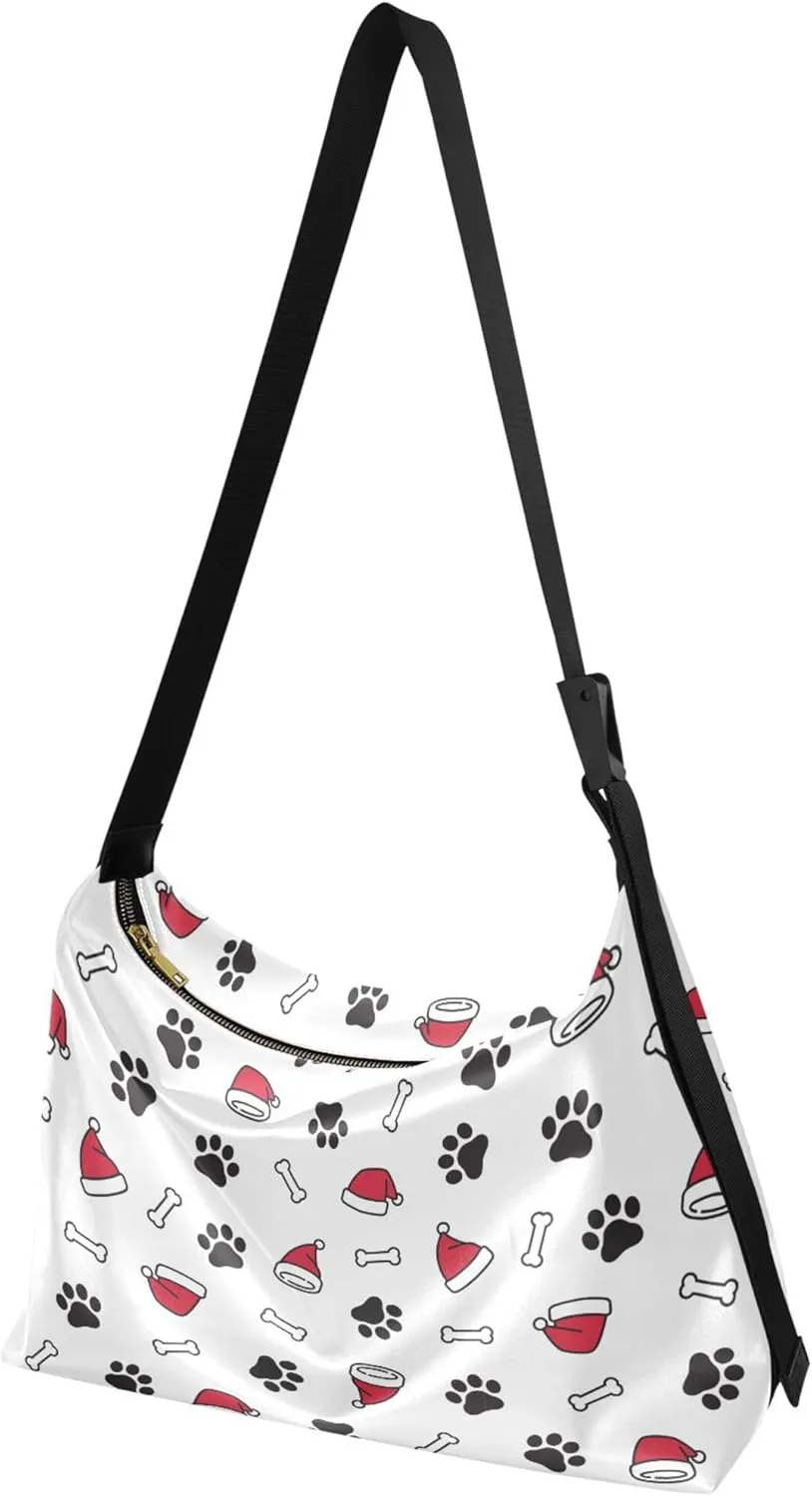 Watercolor Leopard Skin Brown Ladies Leather Purses Hobo Women's Large Purse Stylish Animal Print Designer Hobo Bags
