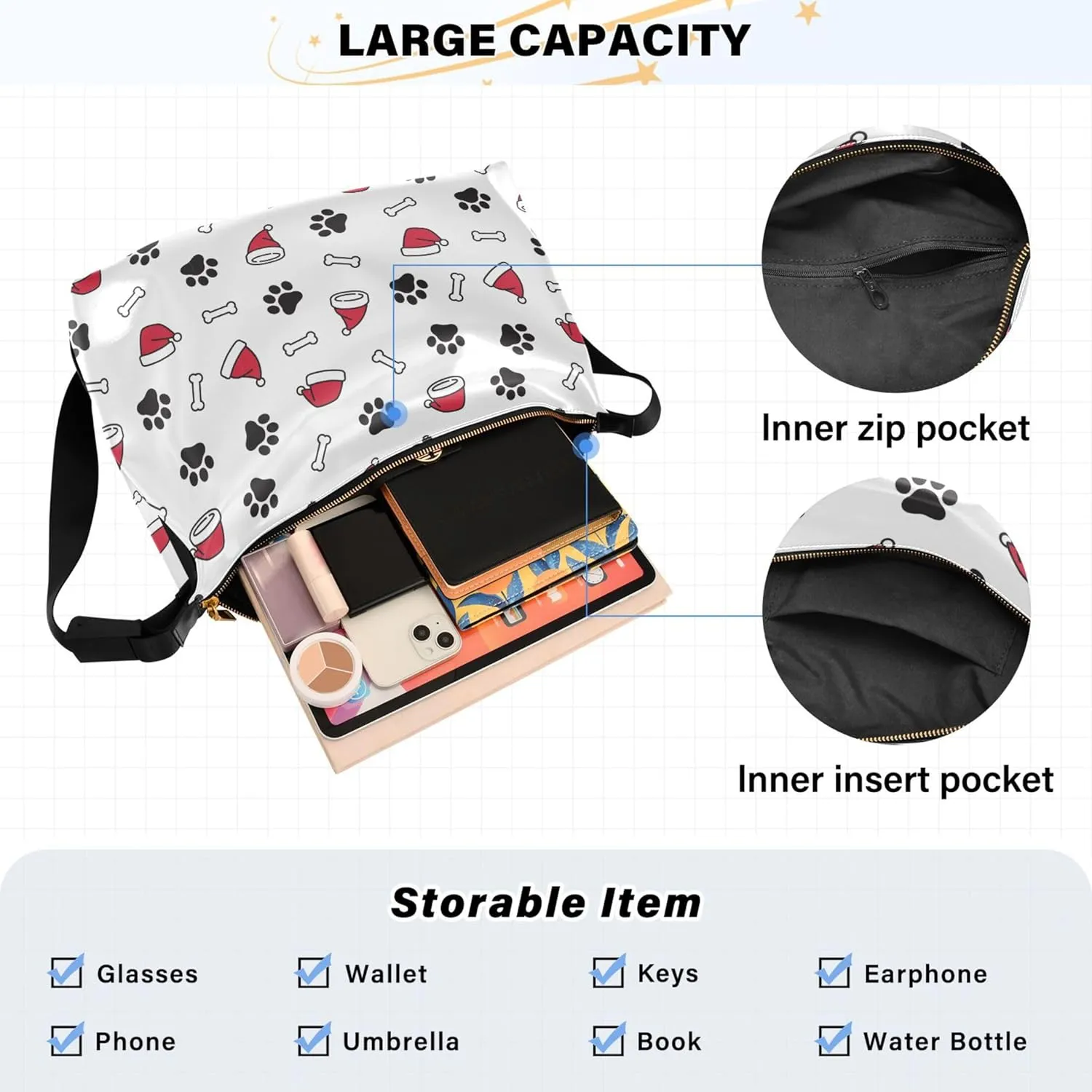 Watercolor Leopard Skin Brown Ladies Leather Purses Hobo Women's Large Purse Stylish Animal Print Designer Hobo Bags