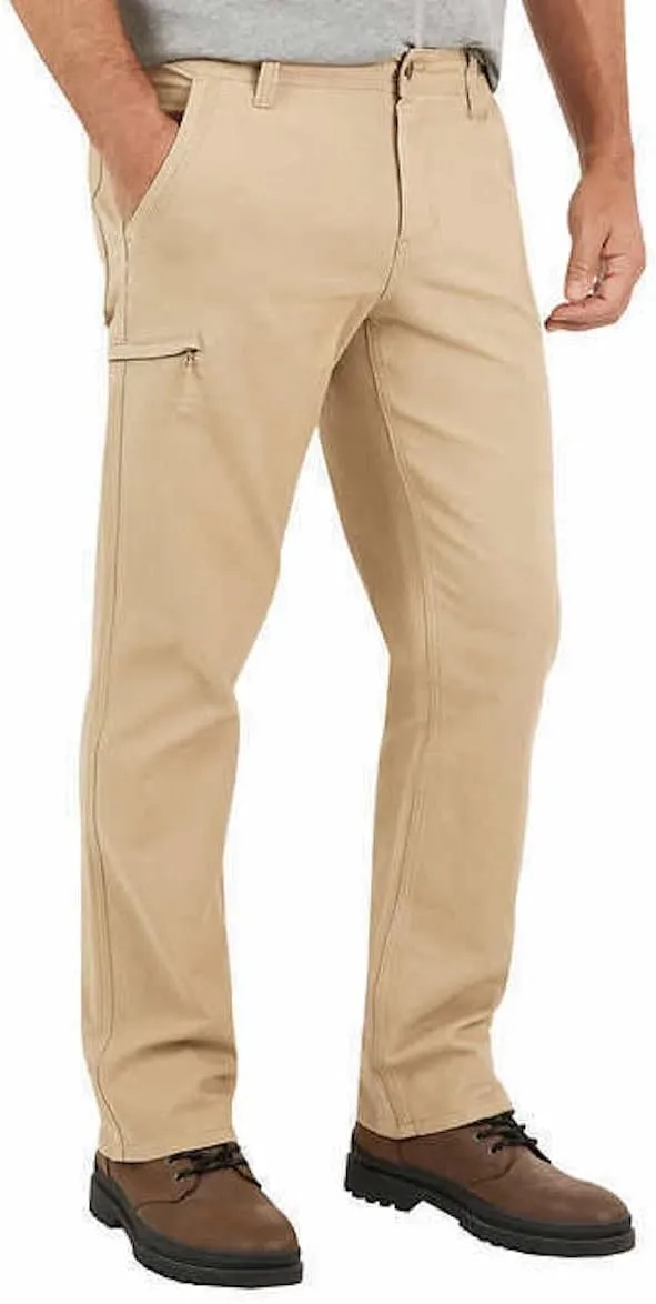 Weatherproof Vintage Men's Relaxed Fit Trevorland Flex Utility Stretch Canvas Pant