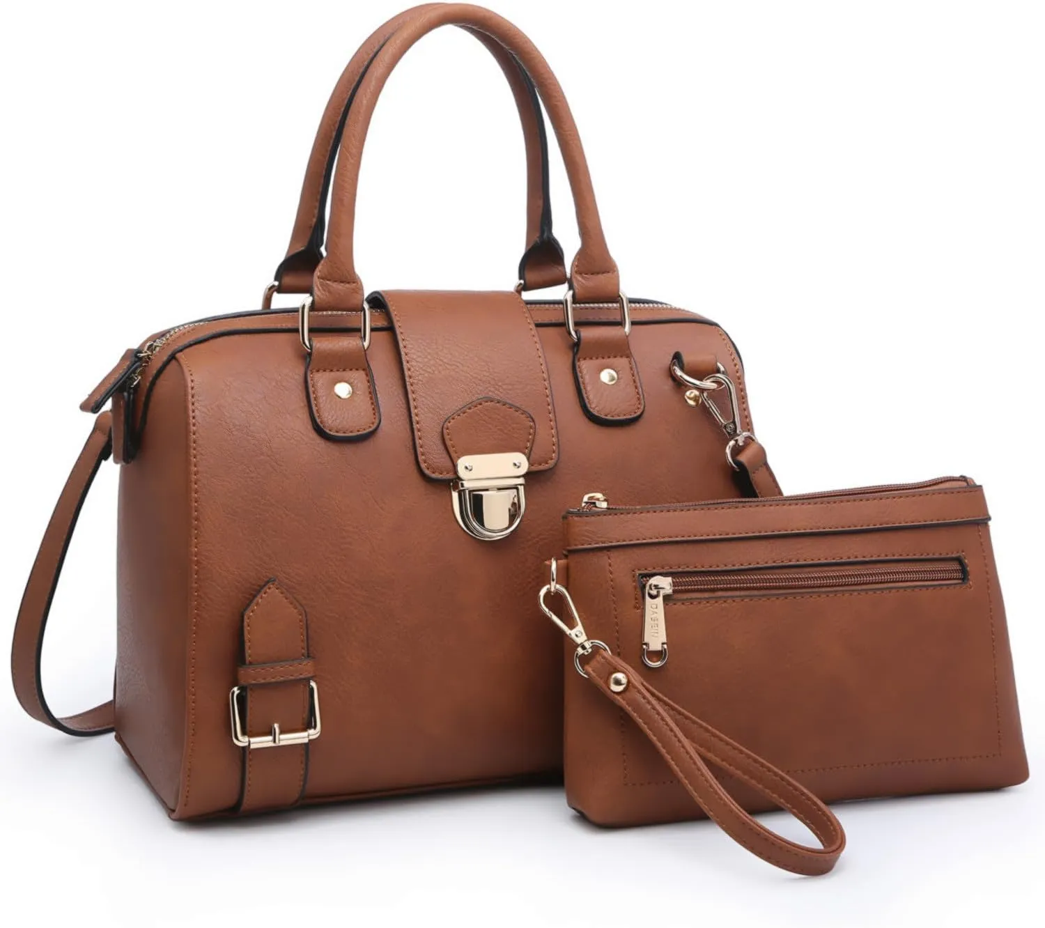 Women Barrel Handbags Purses Satchel Bags Top Handle Shoulder Bags Vegan Leather Work Bag (Crocodile Purple   Clutch)