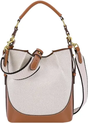 Women PU Bucket Bag Single Shoulder Bag Large Capacity Chic Hobo Bag Adjustable Strap Stylish Crossbody Bag for Part