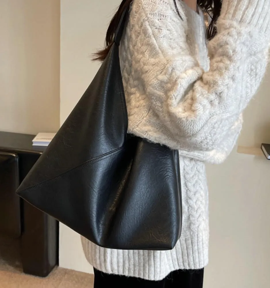 Women's Tote Bags Casual Handbags Soft Vegan Leather Shoulder Purse Stylish Trendy Large Working Top Handle Satchel