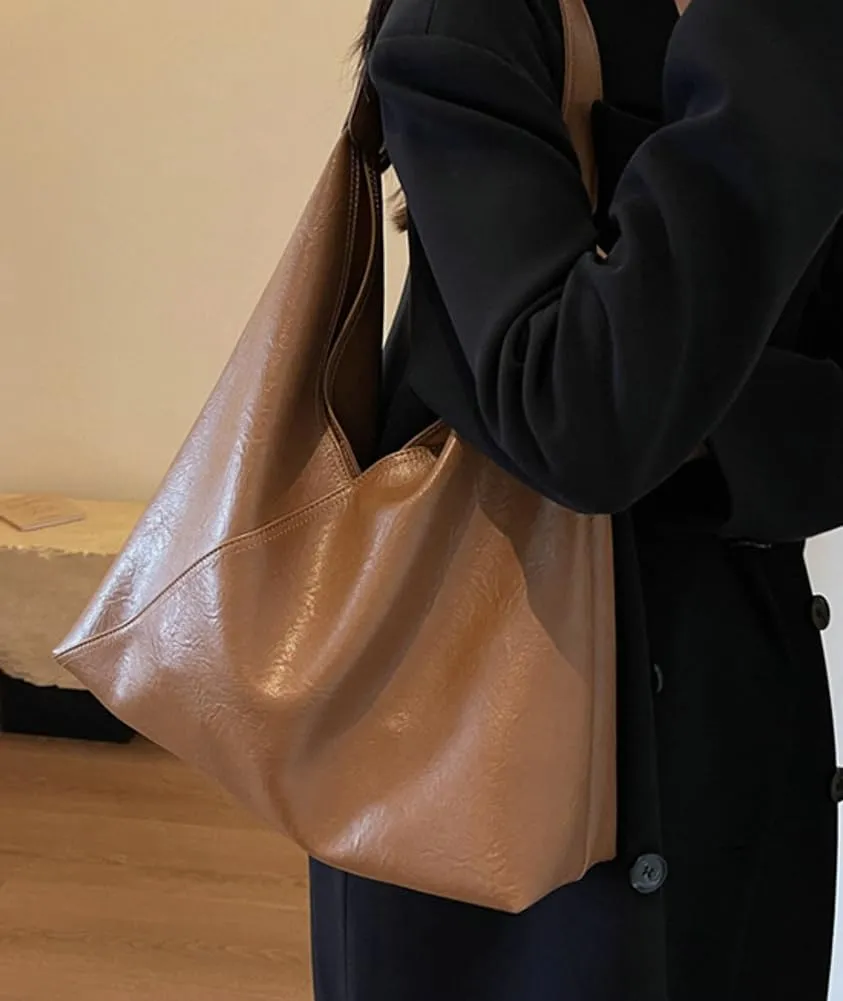 Women's Tote Bags Casual Handbags Soft Vegan Leather Shoulder Purse Stylish Trendy Large Working Top Handle Satchel