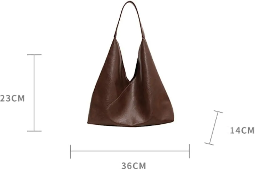 Women's Tote Bags Casual Handbags Soft Vegan Leather Shoulder Purse Stylish Trendy Large Working Top Handle Satchel