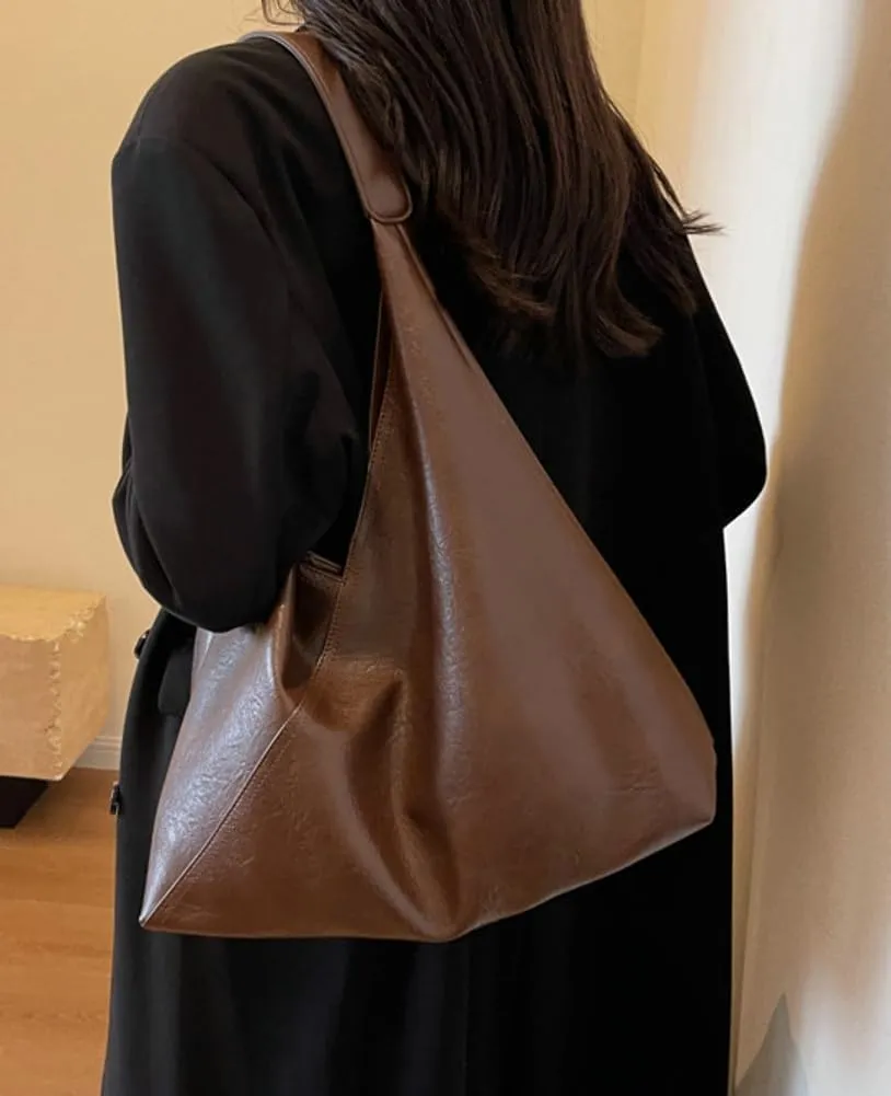 Women's Tote Bags Casual Handbags Soft Vegan Leather Shoulder Purse Stylish Trendy Large Working Top Handle Satchel