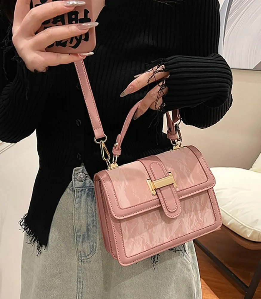 Womens Trendy Crossbody Shoulder Bags Vegan Leather Small Tote Purse Handbags Y2k Satchel 2024