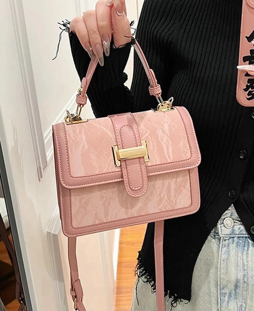 Womens Trendy Crossbody Shoulder Bags Vegan Leather Small Tote Purse Handbags Y2k Satchel 2024