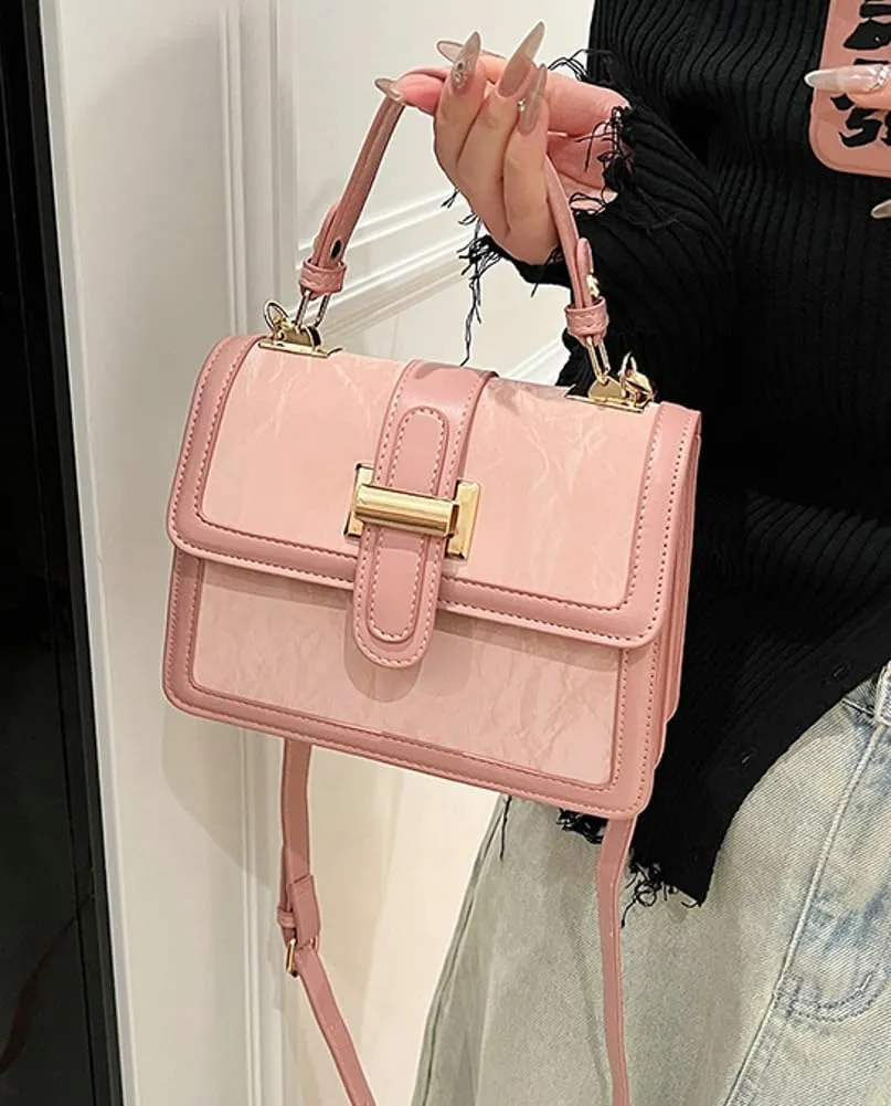 Womens Trendy Crossbody Shoulder Bags Vegan Leather Small Tote Purse Handbags Y2k Satchel 2024