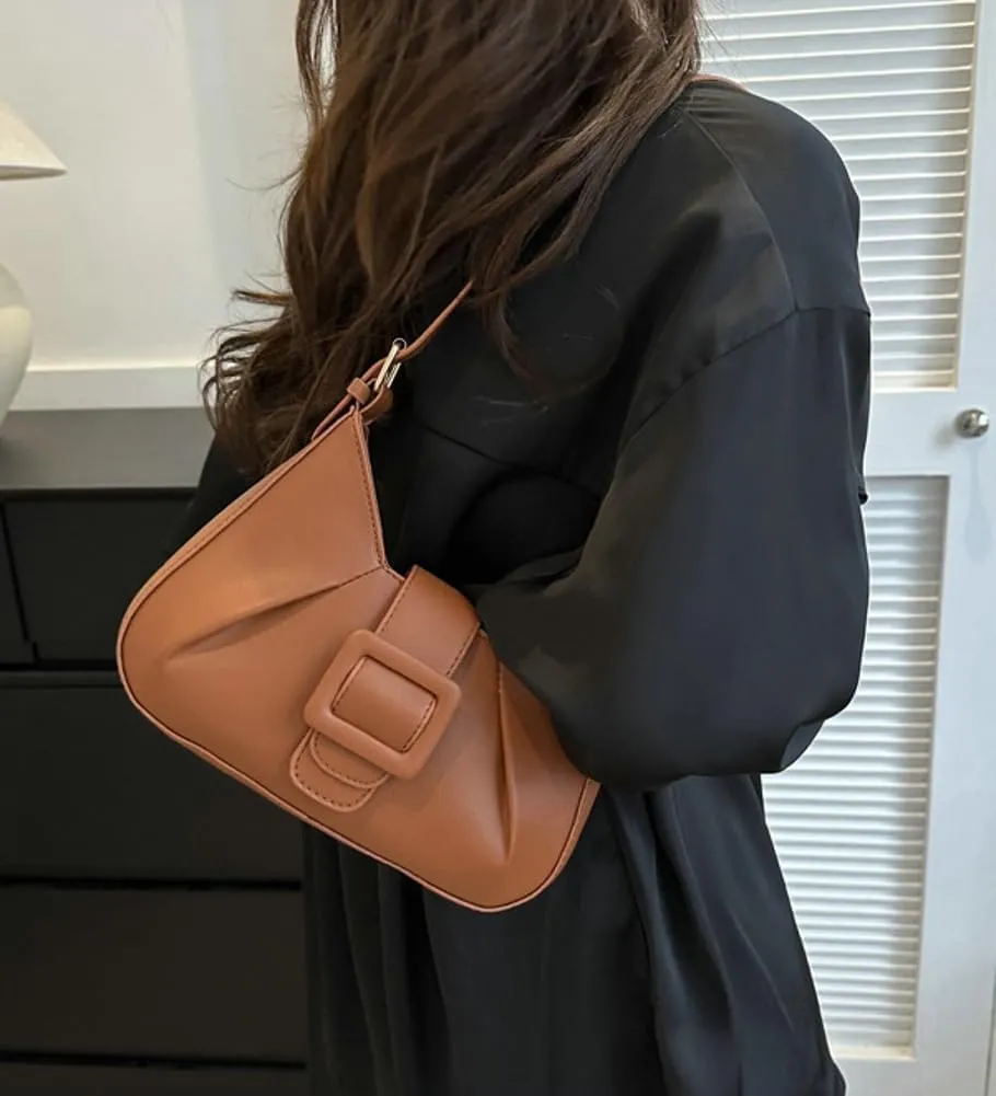 Womens Vegan Leather Shoulder Bag Chic Dumpling Tote Bag Y2k Small Handbags Top Handle Purse Satchel