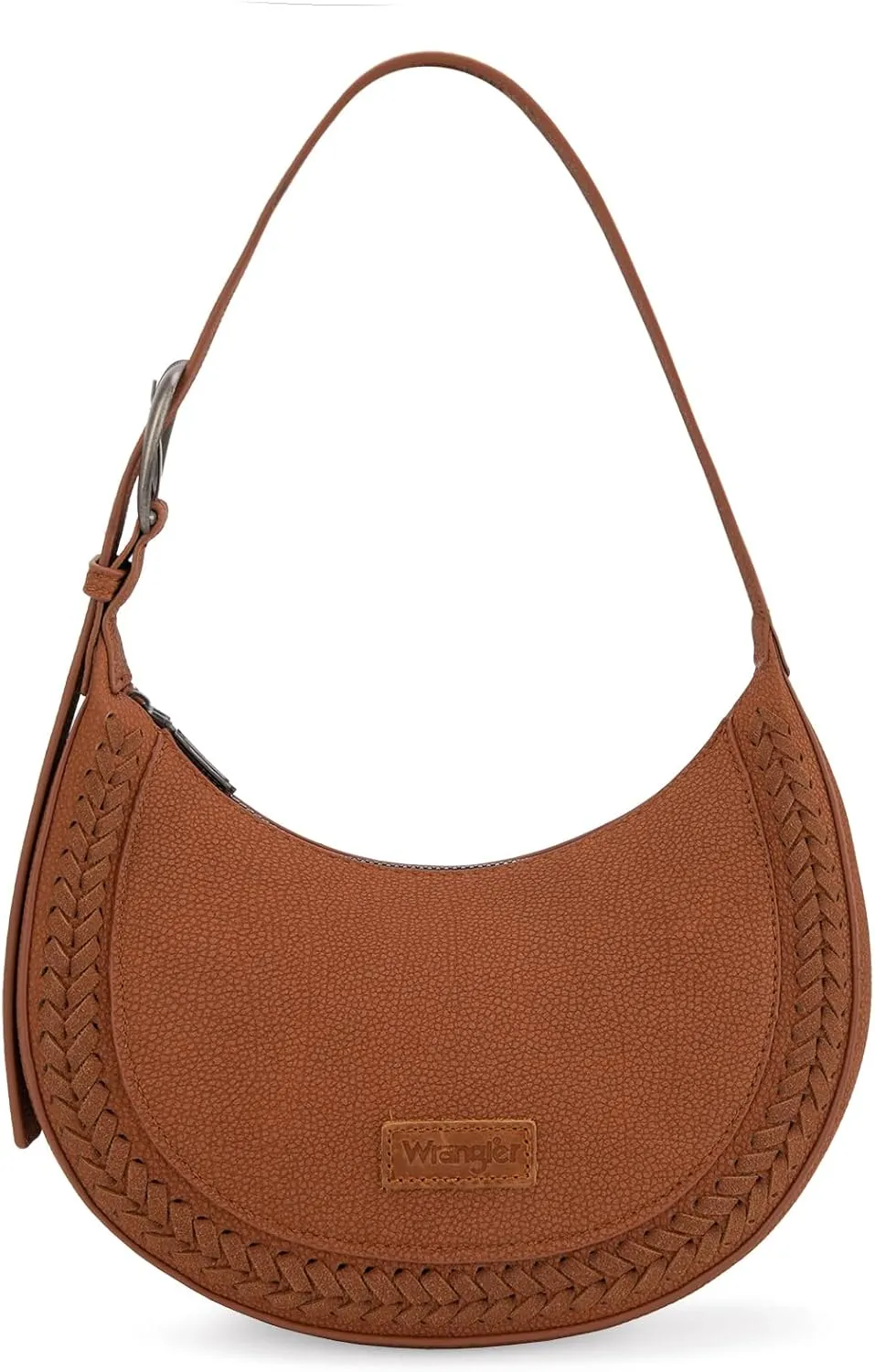 Wrangler Crescent Shoulder Bag for Women Trendy Half Moon Bag Small Crossbody Purse and Handbags With Extension Strap