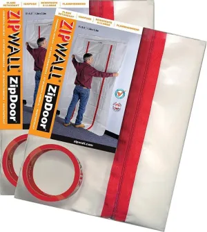 ZipDoor Commercial Fire Retardant 4' X 8'